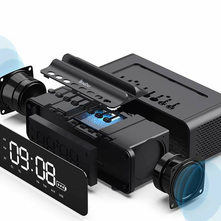 OneDer Portable LED Bluetooth Speaker