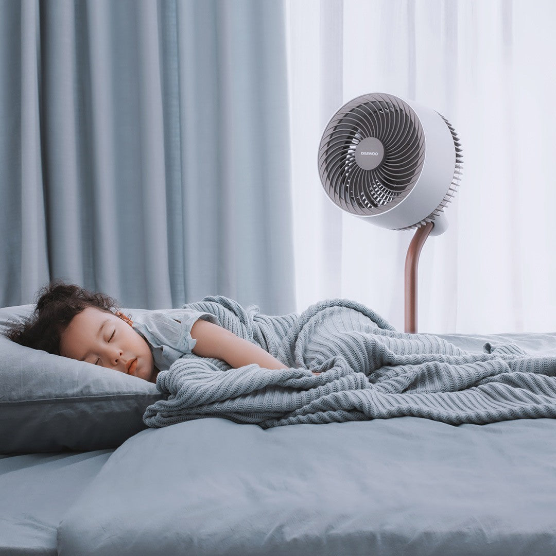 Daewoo F30 Air Circulation Fan with Ambient Night Light