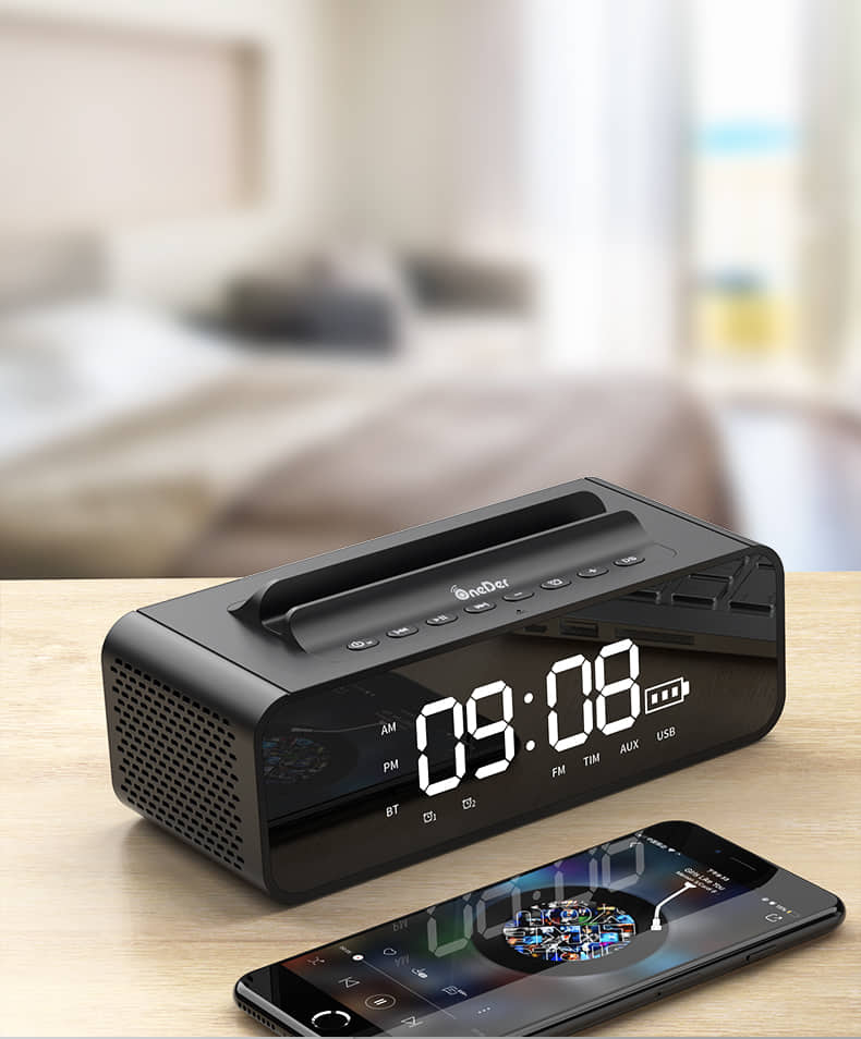 OneDer Portable LED Bluetooth Speaker