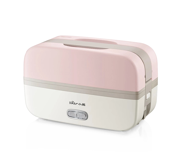 Dropship Bear DFH-B10T6 Self Heated Lunch Box, Leakproof Plug-in Lunch Box,  With Keep Warm Function, 120V, Pink to Sell Online at a Lower Price