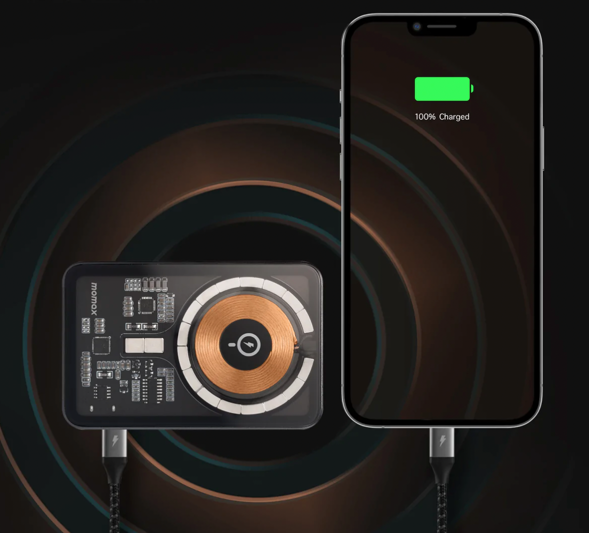 Momax Q.Mag Power 8 (Magnetic Wireless Charger)