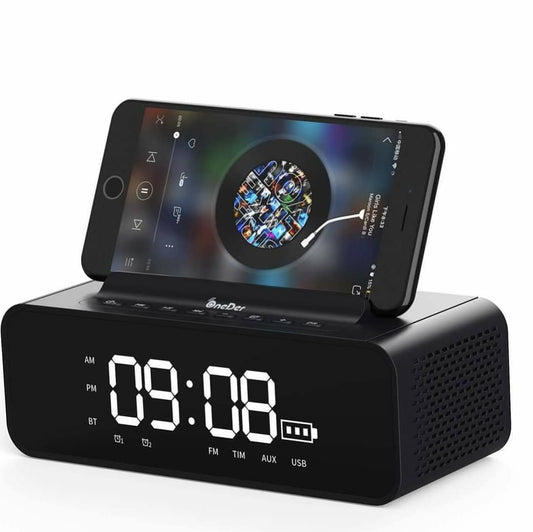 OneDer Portable LED Bluetooth Speaker